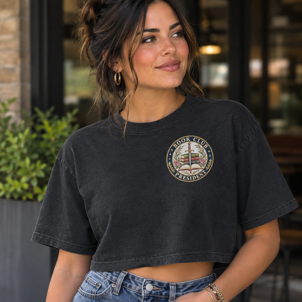 Book Club President Women’s cropped tee