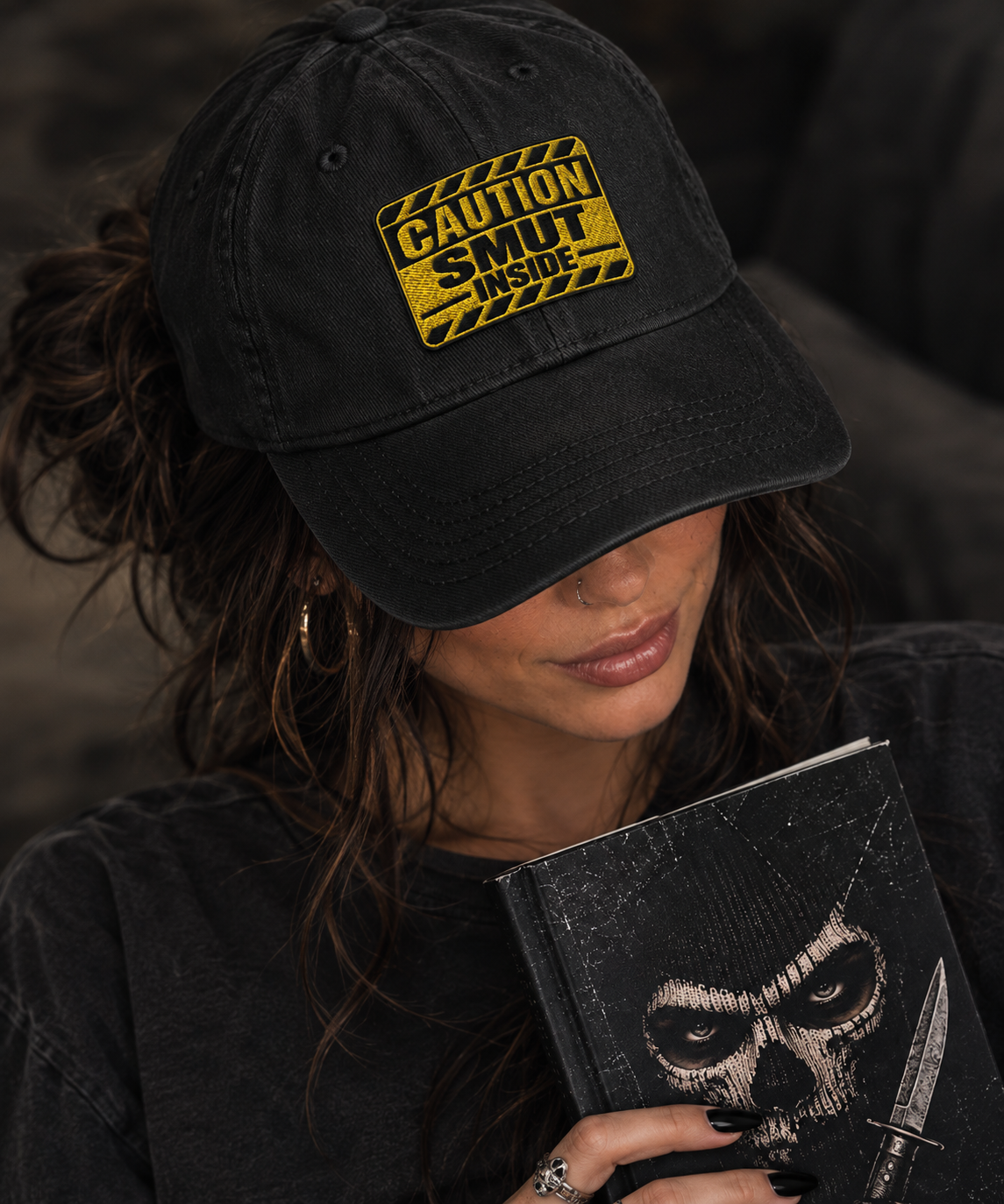 Caution Smut Inside Hat